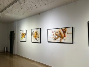 Sylvia Kneidinger Ausstellung Acrylbilder Stadtamt Traun 2024